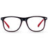 Los Comun Black Red Wayfarer 2835
